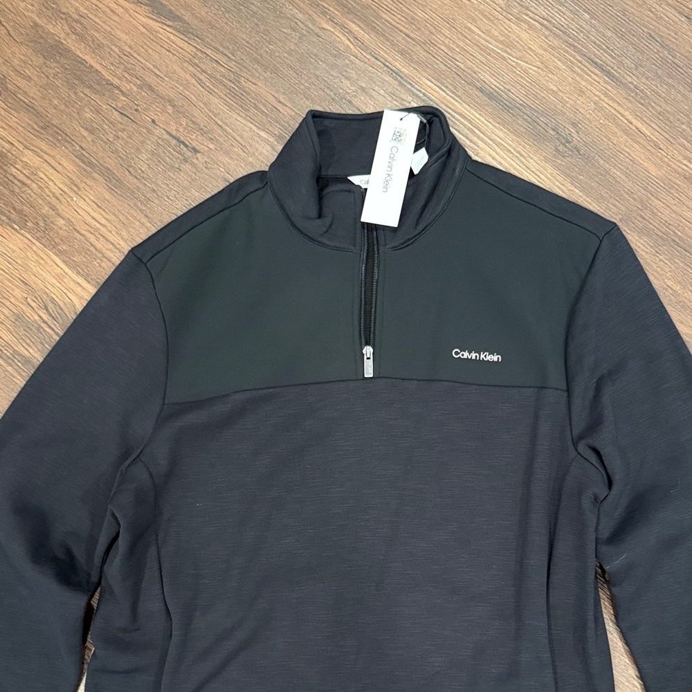 Calvin Klein Black Long-Sleeve Pullover - Picture 2 of 5